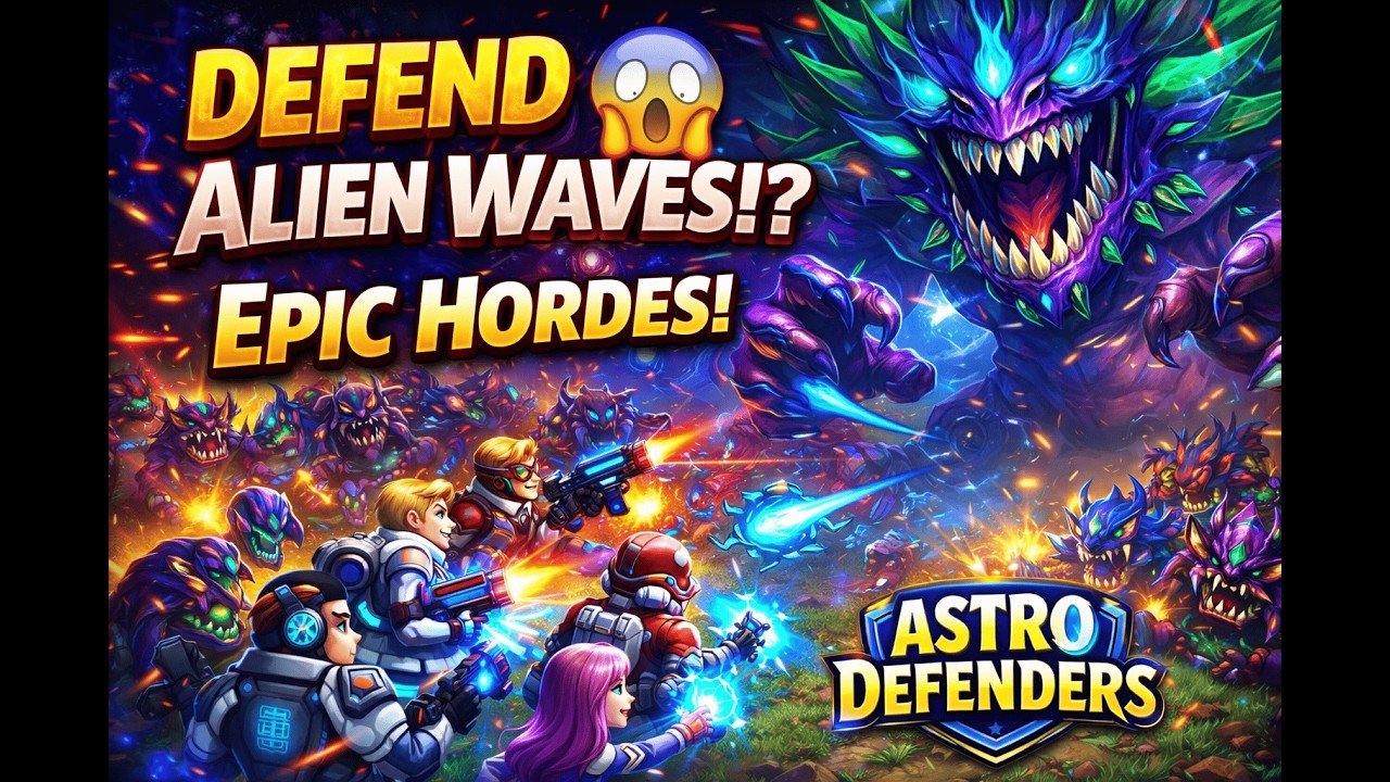 🔥 Survive Endless Alien Waves?! | Astro Defender