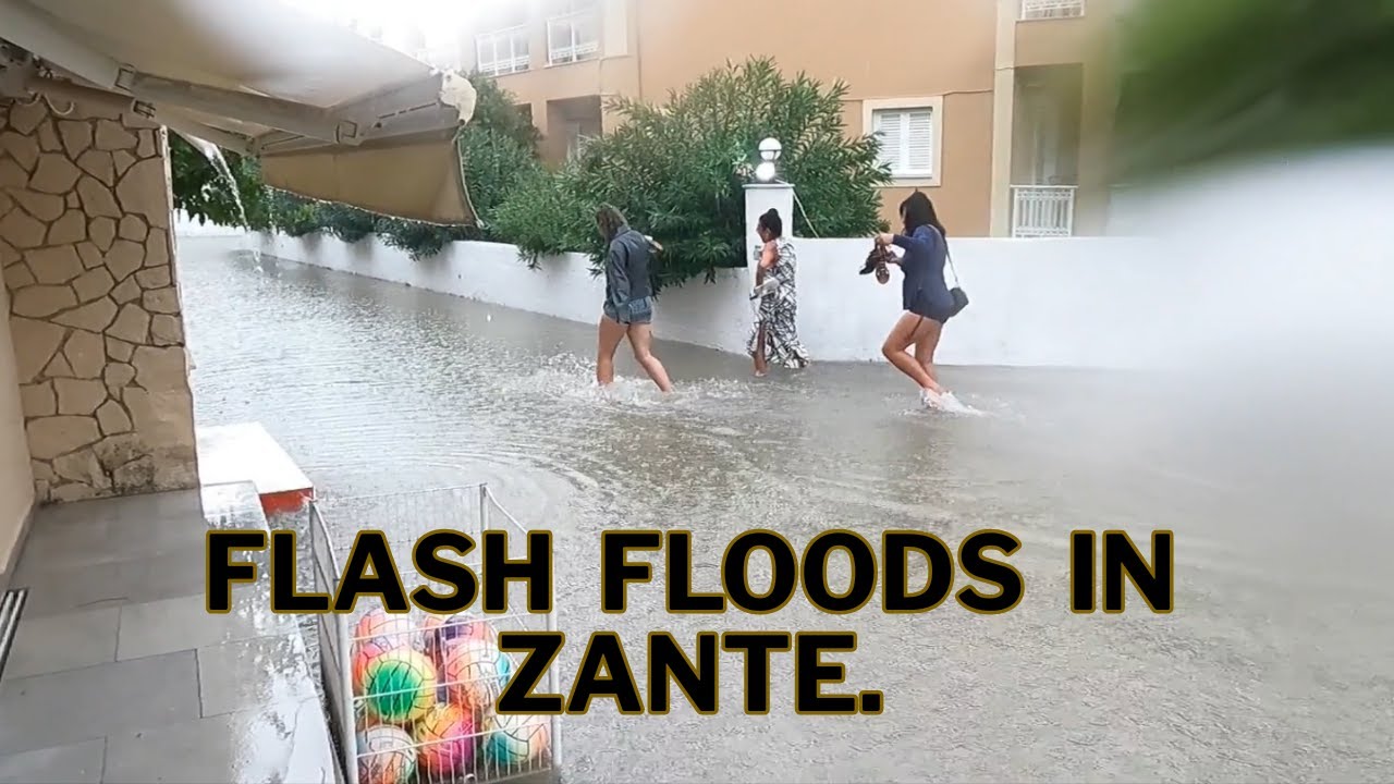 Flash Flood Zante Greece