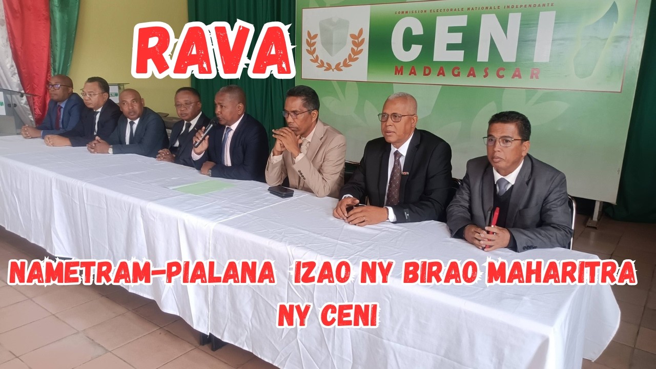 RAVA NY CENI NAMETRAM-PIALANA  IZAO NY BIRAO MAHARITRA NY CENI
