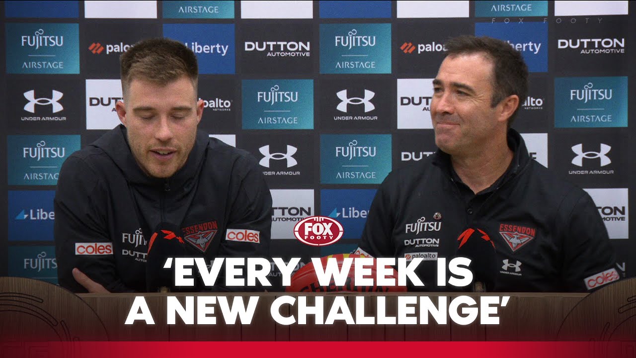 Zach Merrett on playing extra time after a draw | Essendon Press Conference | Fox Footy