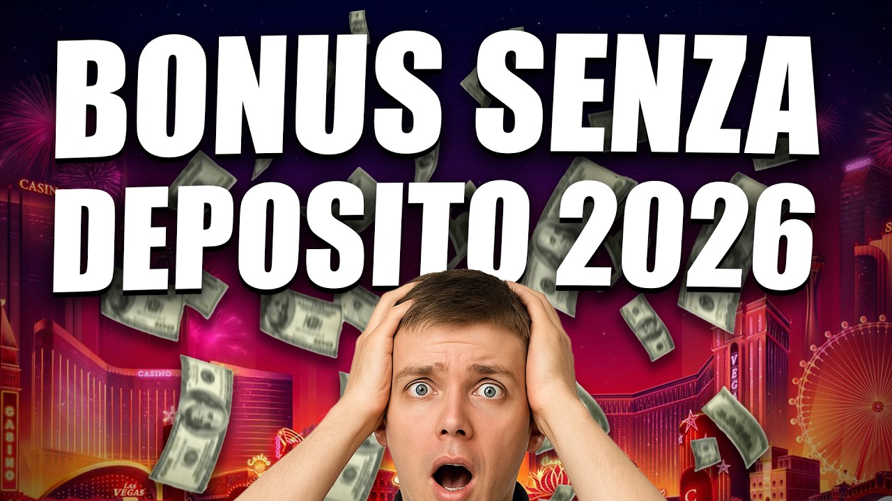 ✅ BONUS SENZA DEPOSITO 💲 TOP 5 CASINO ITALIANI ONLINE SITI 2026💰