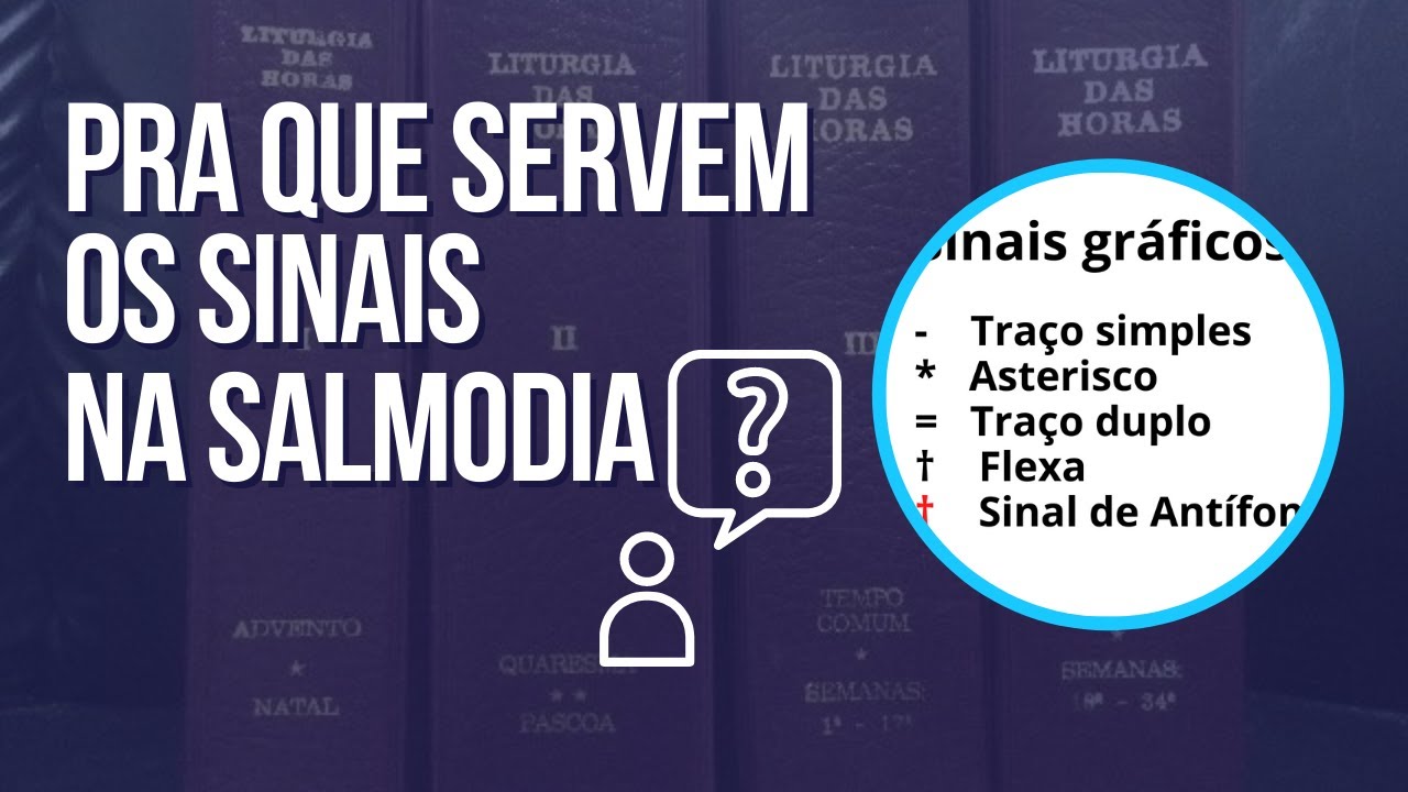 Para que servem os sinais gráficos na Salmodia?