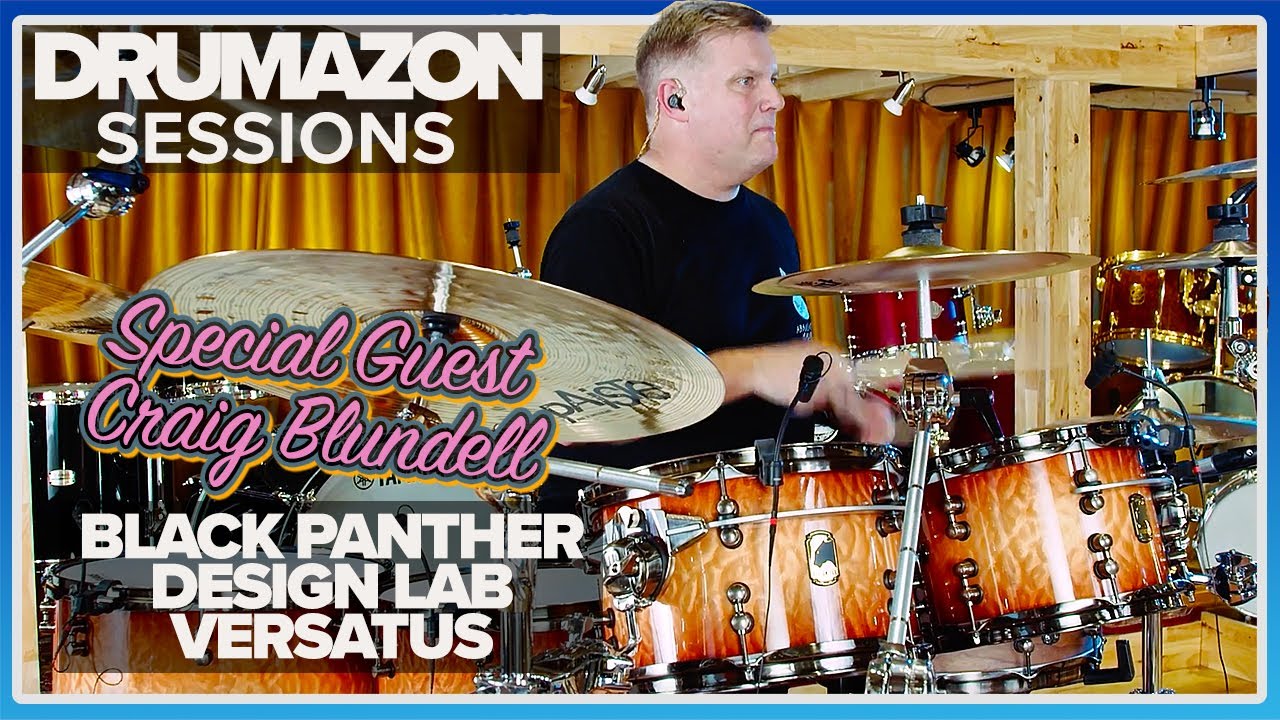 Craig Blundell plays the new Mapex Black Panther Design Lab Versatus Drum Kit at Drumazon