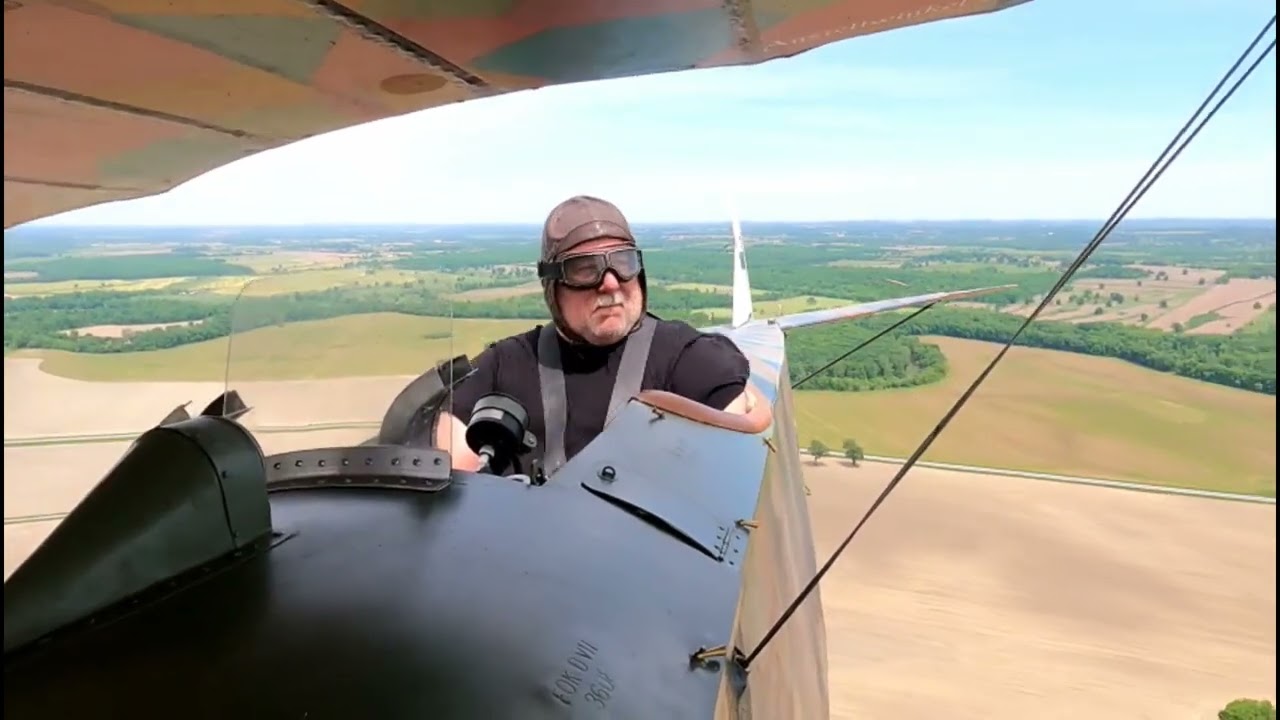 First Flight of 2024 in Fokker DVII -1 june 24