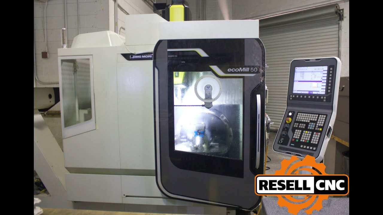 2014 DMG DMU 50 Ecoline 5 Axis CNC Vertical Mill