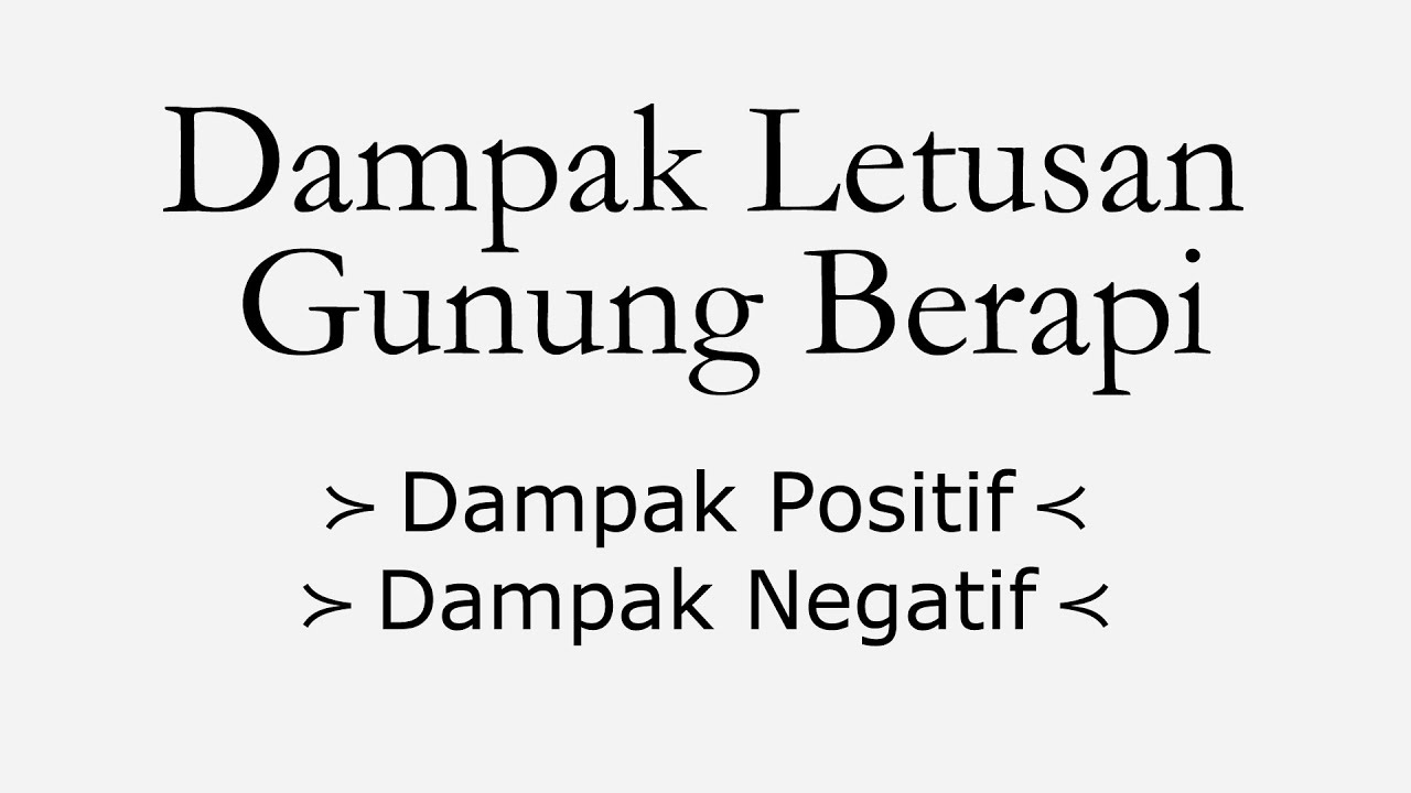 Bagian 17. Dampak Letusan Gunung Berapi | Lapisan Bumi | Kelas 7 SMP