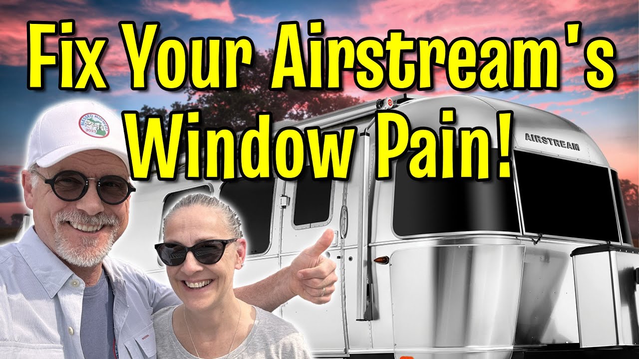 Installing NoLOX Pane Pins for Airstream Windows
