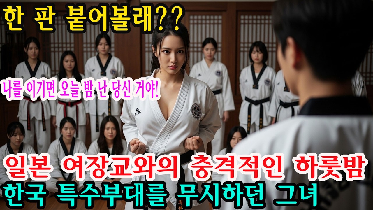 만약 당신이 이긴다면, 오늘 밤 나는 당신의 것입니다!― 오키나와에서 벌어진 오만한 일본 여군과 전직 한국 특수부대원의 충격적인 내기는 무엇이었나? | 감동적인 이야기 |오디오북