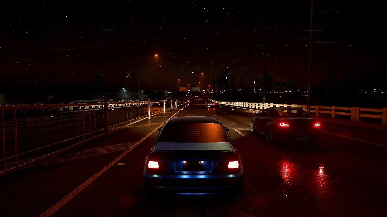 12 minutes of a relaxing night drive...