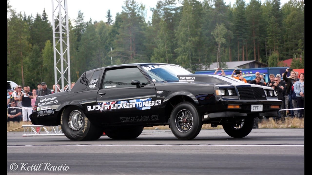 Blacklist Buick Goes to Drag Week auton ensimmäinen testipäivä Vesivehmaalla.