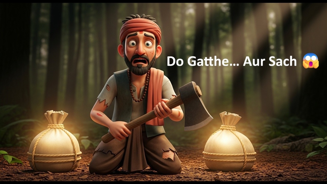 Jungle Mein Mile Do Gatthe… Garib Lakadhare Ne Jo Kiya, Wo Raja Bhi Hairan Reh Gaya 😱 #youtubeshorts