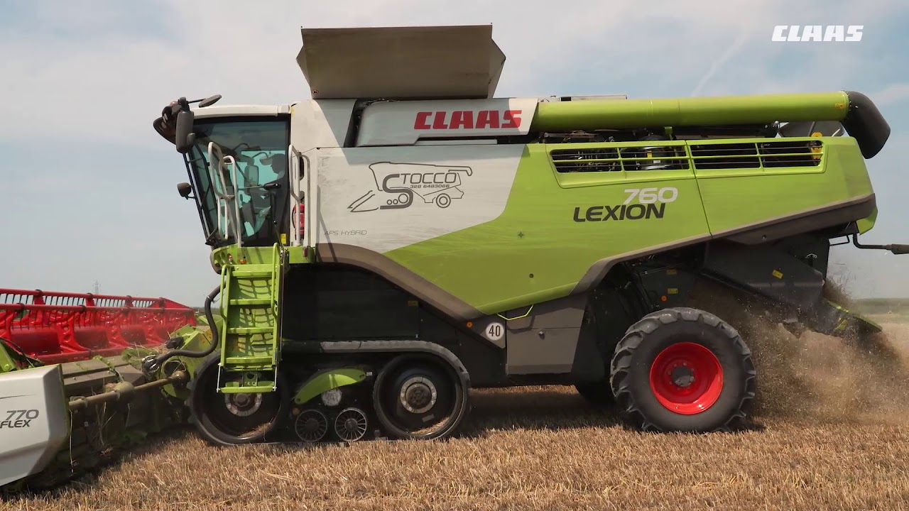 CLAAS In Campo 2017- Stocco LEXION 760 TT.