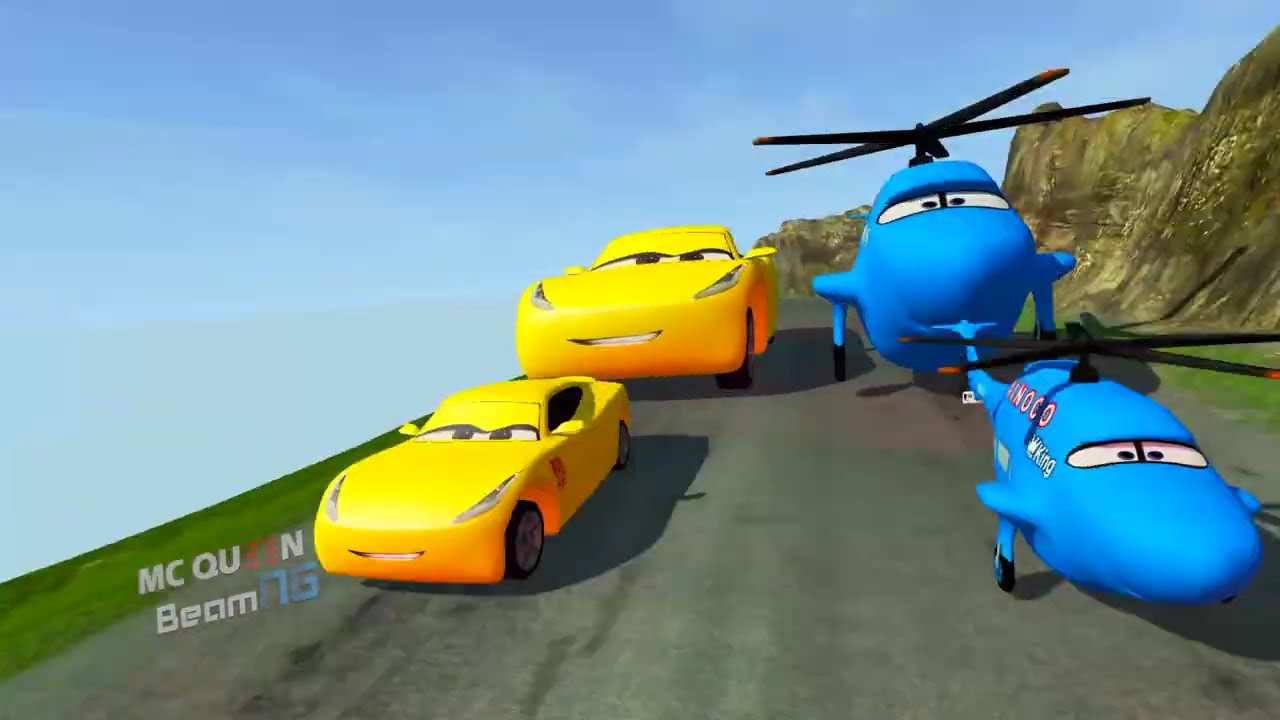 ALL MONSTERS Big & Small Cars vs Downhill Madness with MOMMY LONG LEGS vs CAR EATER | BeamNG.Drive