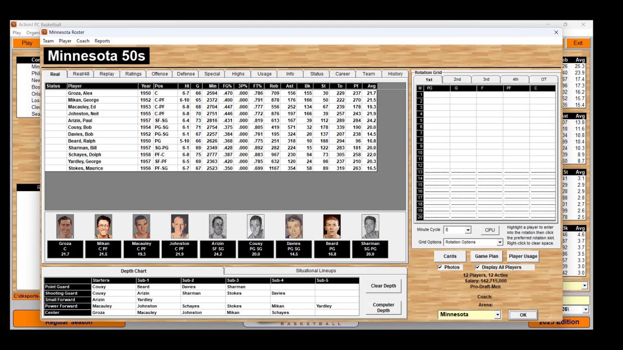 Action PC Basketball Special: Pro Hoops Encyclopedia Game