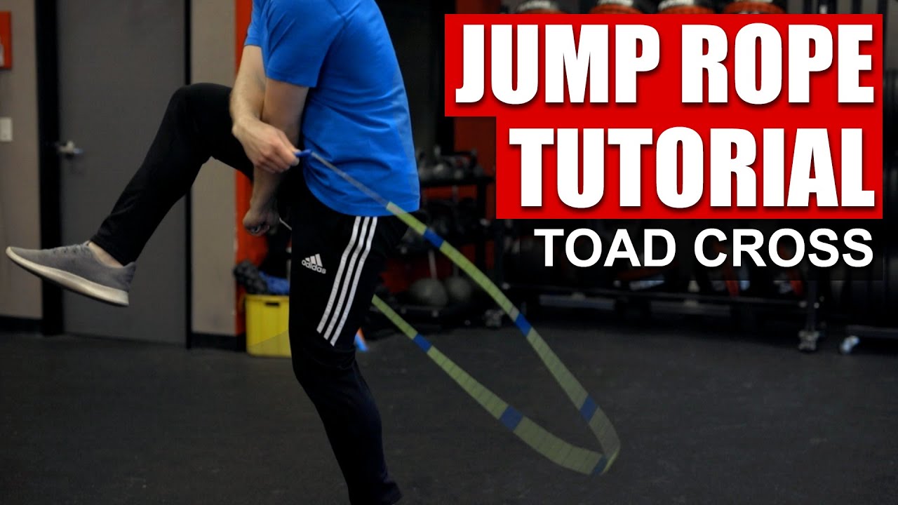 JUMP ROPE TUTORIAL - TOAD CROSS (with slow motion) | COACH NATE K-G