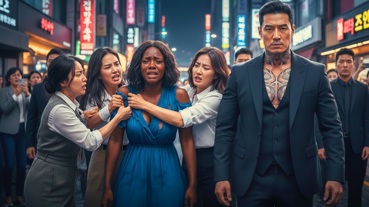 They Tore the Black Lady's Only Dress — What the Korean Mafia Boss Did Silenced the Whole Town