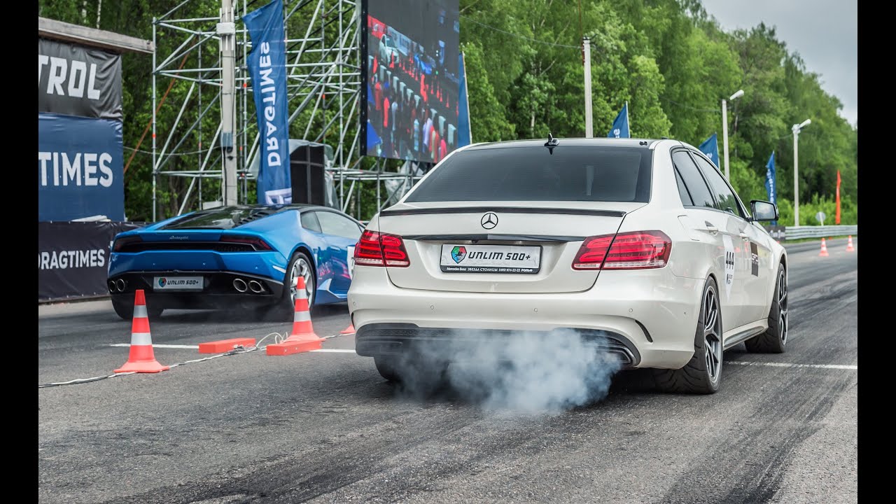 Mercedes E63 AMG vs Lamborghini Huracan vs BMW M6