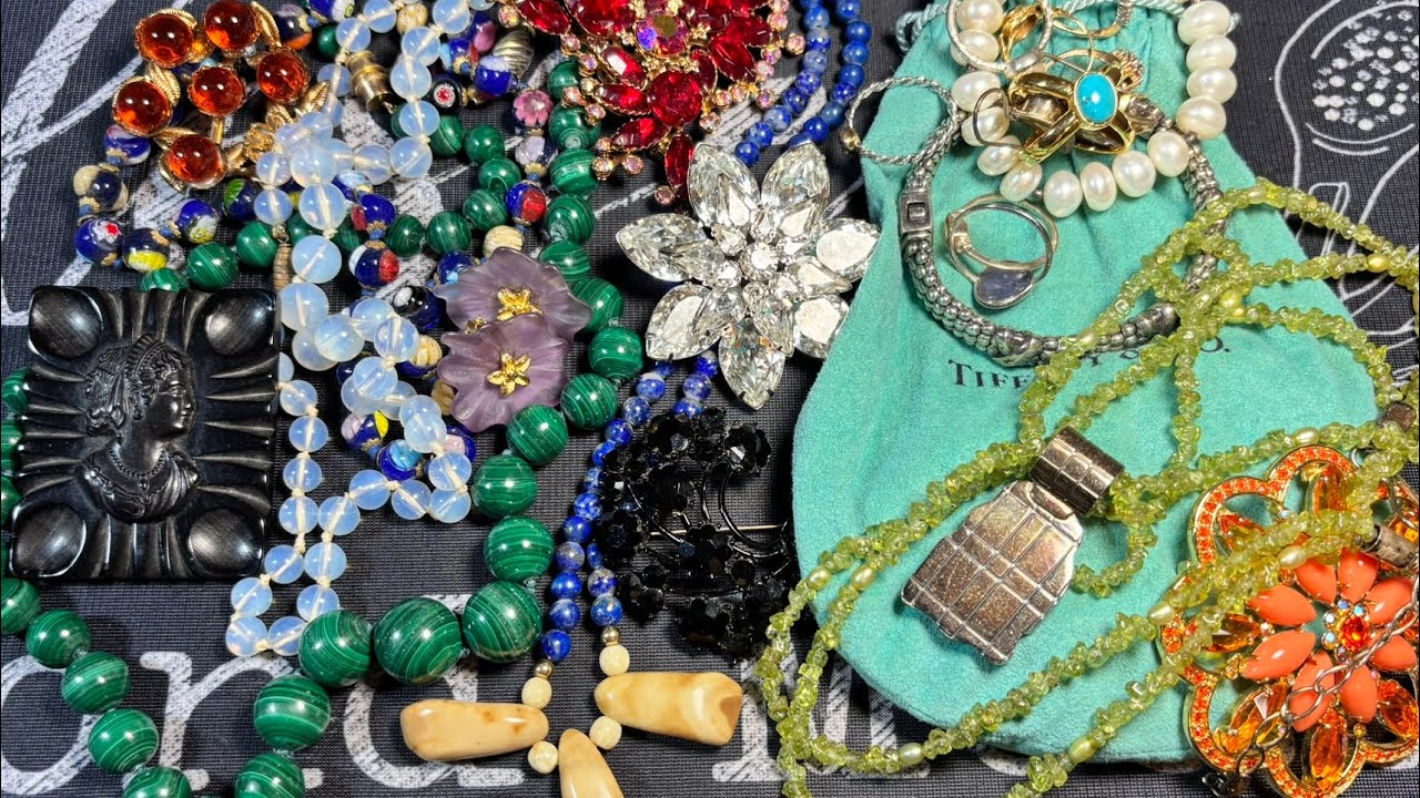Mystery Jewelry Unboxing - Tiffany, Gold & Antique Beads 