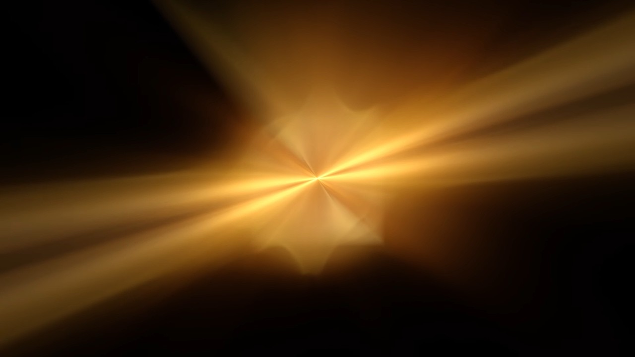 Bright Gold Fractal Flame Relaxing Looping Background Live Wallpaper 4K | No Sound
