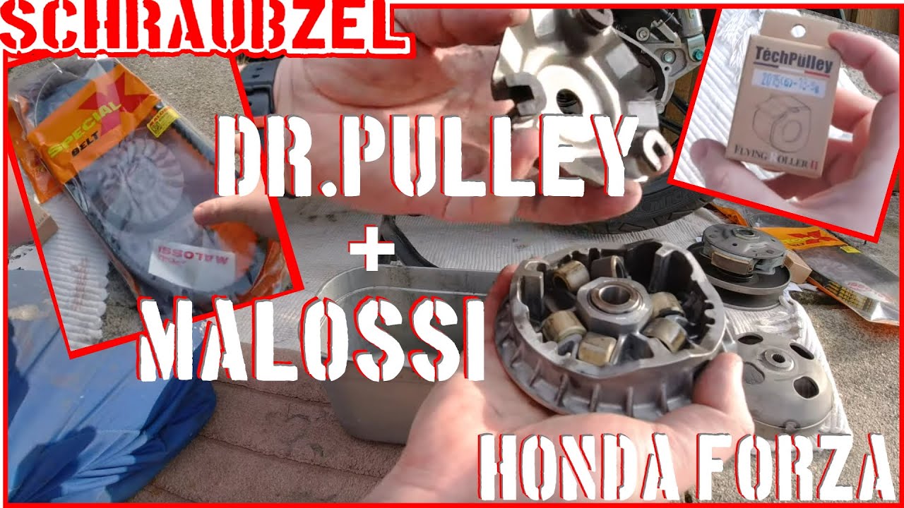 Honda Forza Variorollen tuning ... DR Pulley endlich geht was !