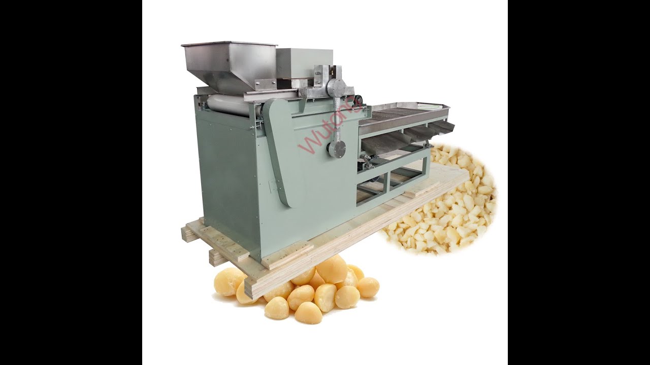 Hazelnut Dicing Walnut Crusher Pistachio Almonds Peanut Chopping Cashew Macadamia Cutting Machine