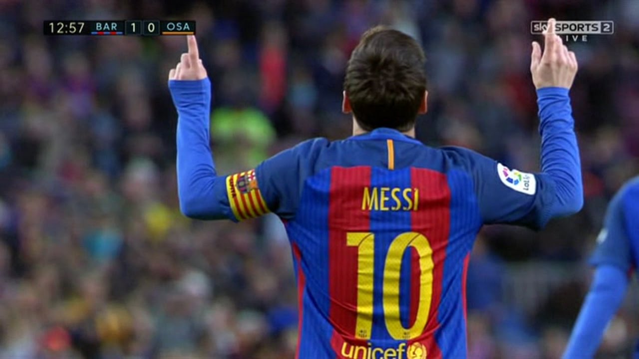 Lionel Messi vs Osasuna (Home) 16-17 (26/04/2017) - English Commentary
