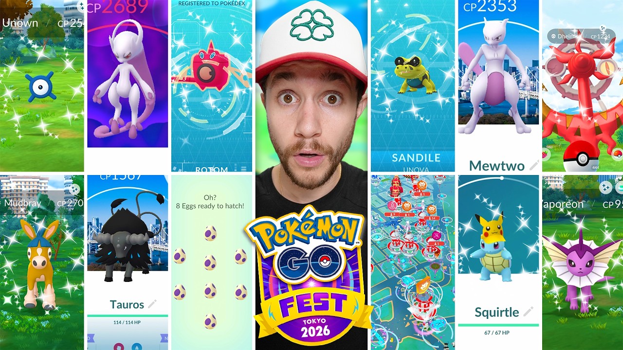 ПЕРВЫЙ ВЗГЛЯД на Pok&eacute;mon GO Fest 2026
