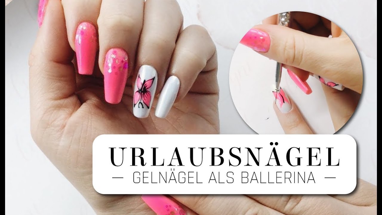Meine Urlaubsnägel | Gelnägel als Ballerina