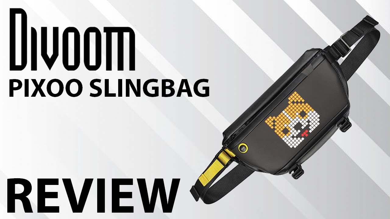 Divoom Pixoo Sling Bag | Mochila con pantalla LED | Review