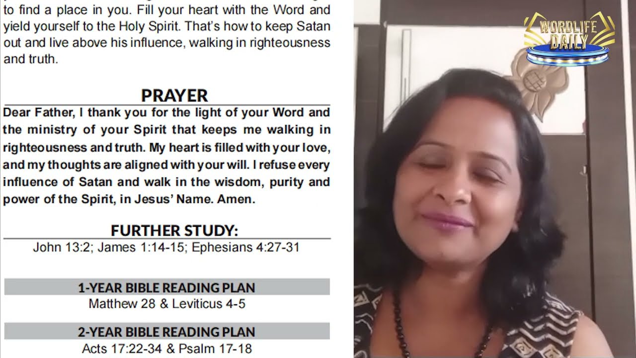 #Live above Satan's influence #pastorchris #joy #favour #holyspirit #grace #favour #dailyword