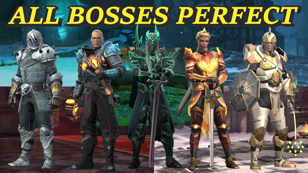 Shadow Fight 4 VS 5 Bosses