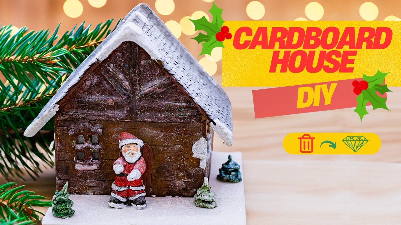 How To Make a Christmas Chalet House That WOWS!