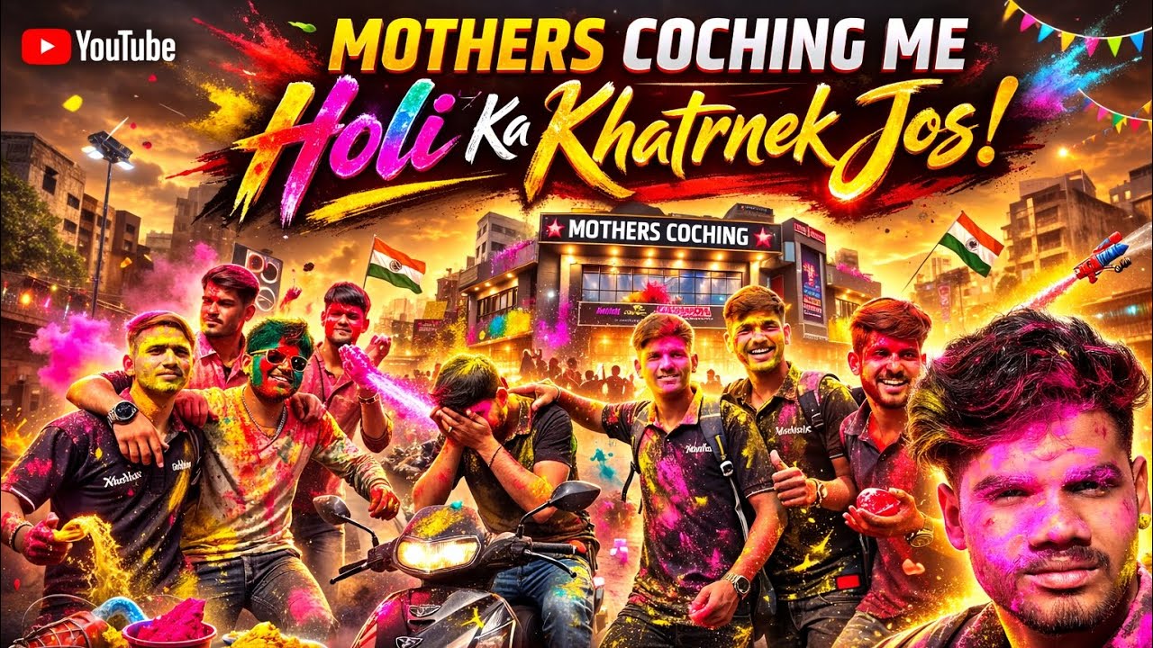 Mothers coching me Holi ka khatrnak jos #holi #jaipur #youtubevideo 