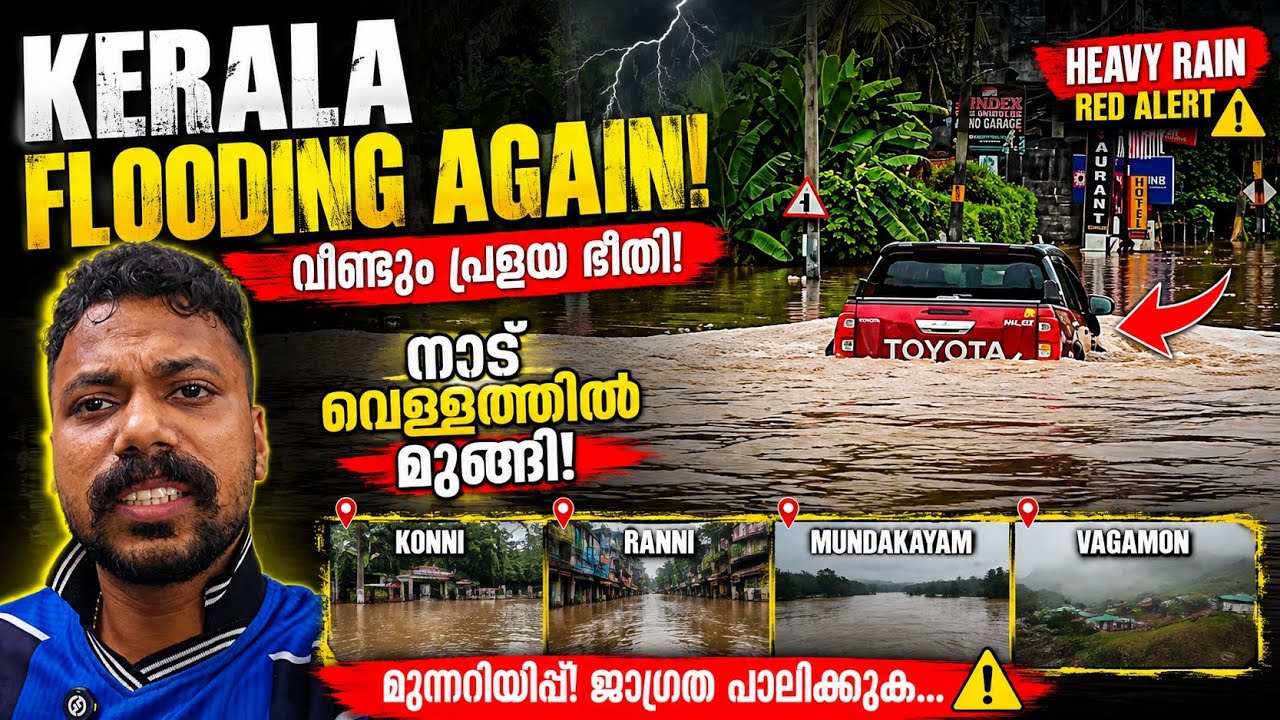 Kerala Flooding Again 2026 😢 | Konni, Ranni, Mundakayam & Vagamon Under Water | Live Ground Report