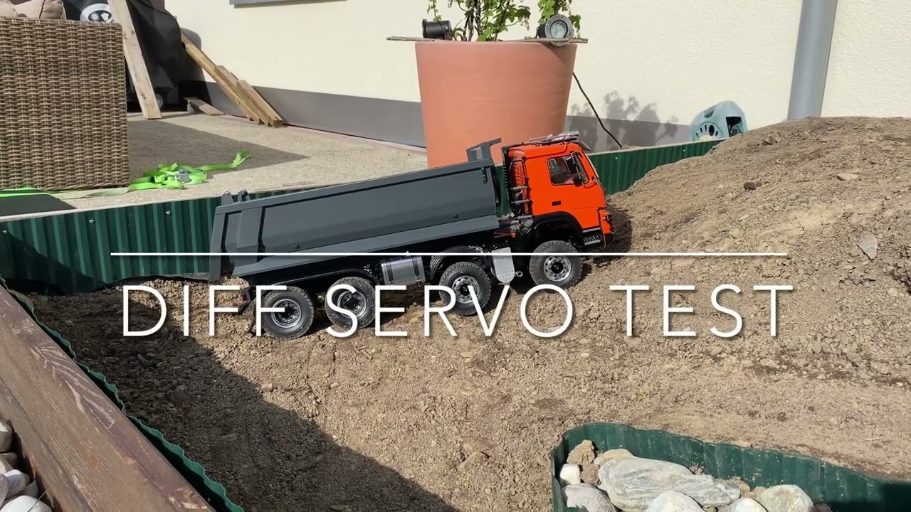 RC4WD VOLVO FMX 8x8 Diff Test im Gelände 2. Teil