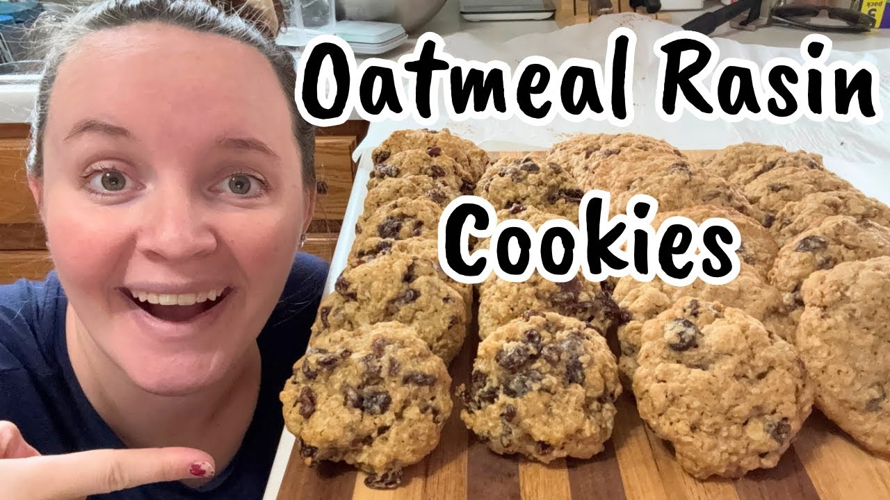 Soft vs Chewy Oatmeal Raisin Cookies. 