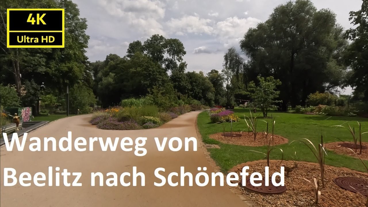 City Walk Wanderweg von Beelitz nach Schönefeld in 4K Ultra HD am 13.08.2023