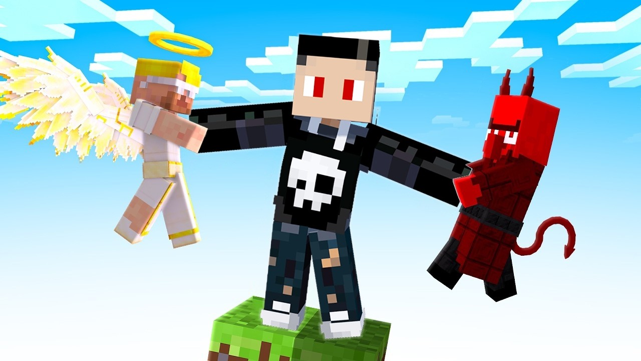 Becoming ANGEL, GOD or DEMON in Minecraft!