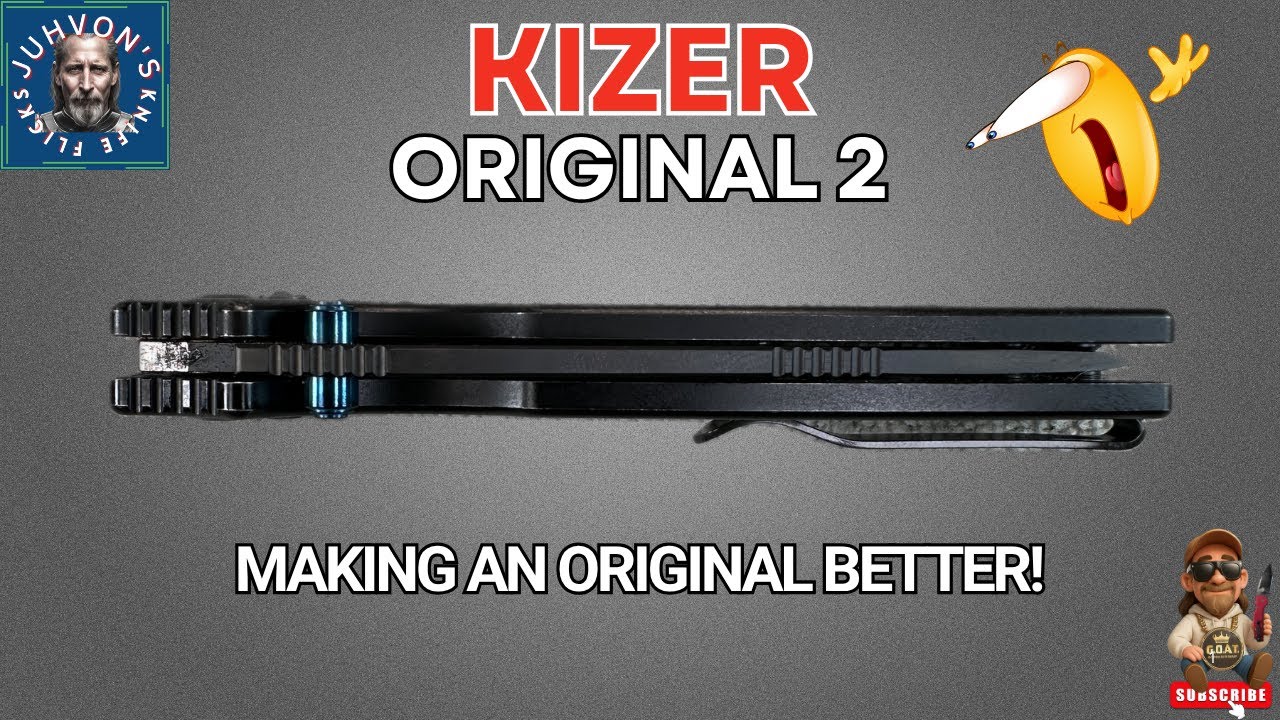 Обзор Kizer Original 2 — идеальный апгрейд для EDC! | Титан, S45VN и регулируемый фиксатор сцепле...