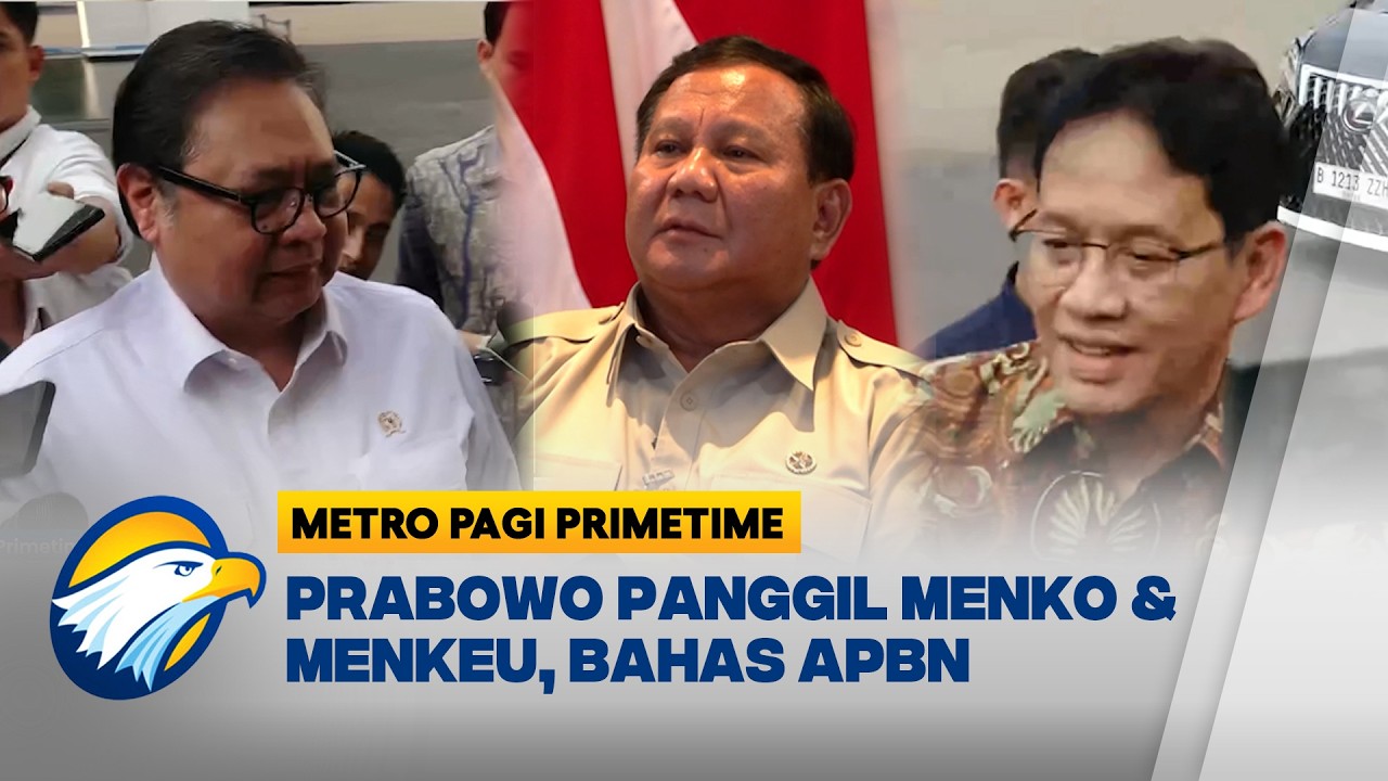 Prabowo Bahas Efisiensi Anggaran Panggil Menko dan Menkeu - [Metro Pagi Primetime]