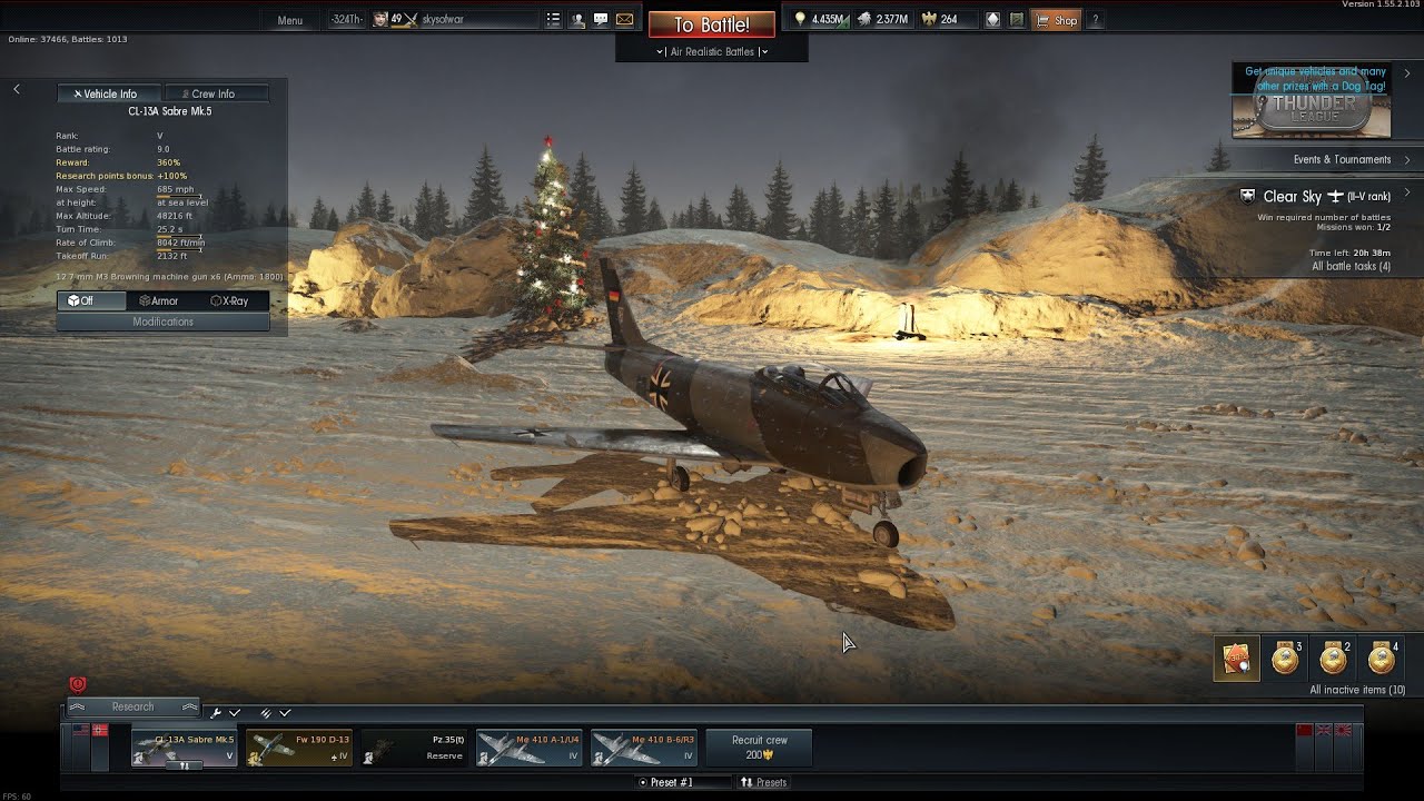 War Thunder Cl-13a Sabre assists for dayz
