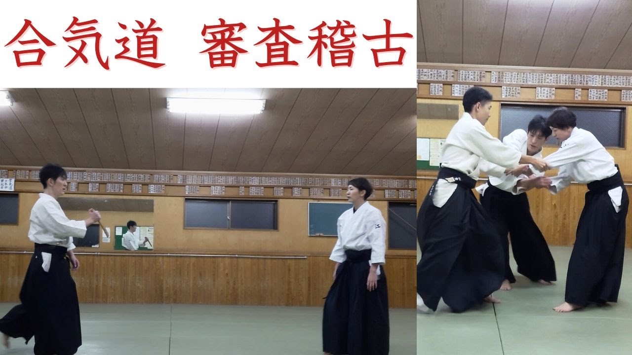 【合気道】２段の昇段審査に向けた技を受けてみた #aikido