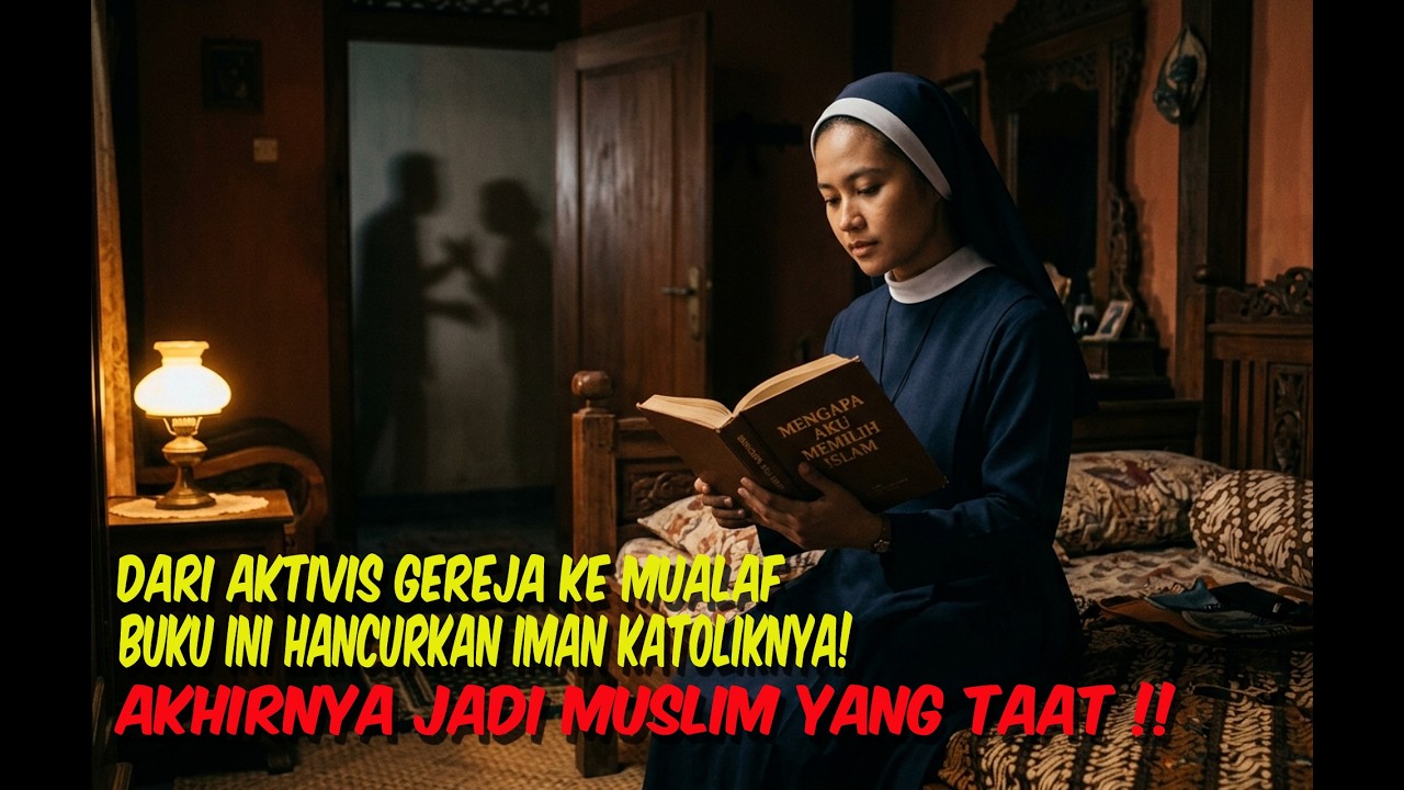 DARI AKTIVIS GEREJA KE MUALAF BUKU INI HANCURKAN IMAN KATOLIKNYA! AKHIRNYA JADI MUSLIM YANG TAAT !!
