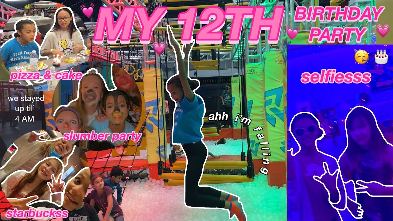 12TH BIRTHDAY PARTY🎉 | sleepover + urban air  ( part 2 )