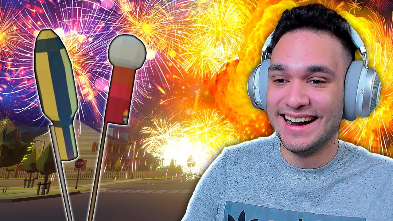 DESTRUÍ a VIZINHANÇA USANDO FOGOS de ARTIFÍCIO! Fireworks Mania