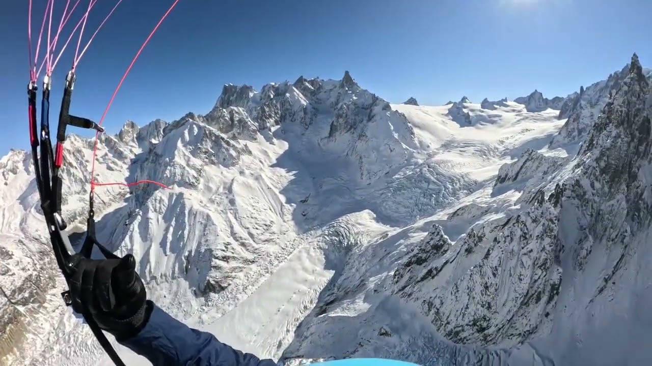 La Vallée Blanche with miniwing