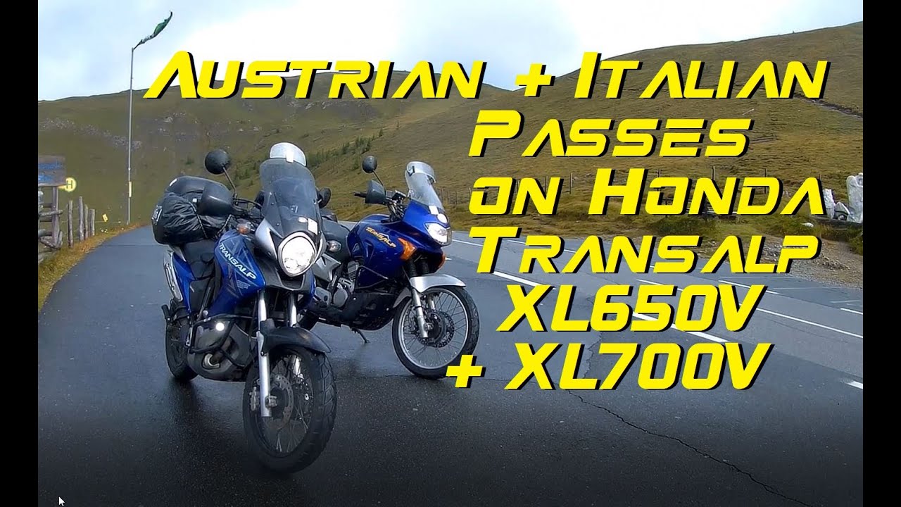 Austrian & Italian Passes on Honda Transalp XL650V & XL700V, September 2016