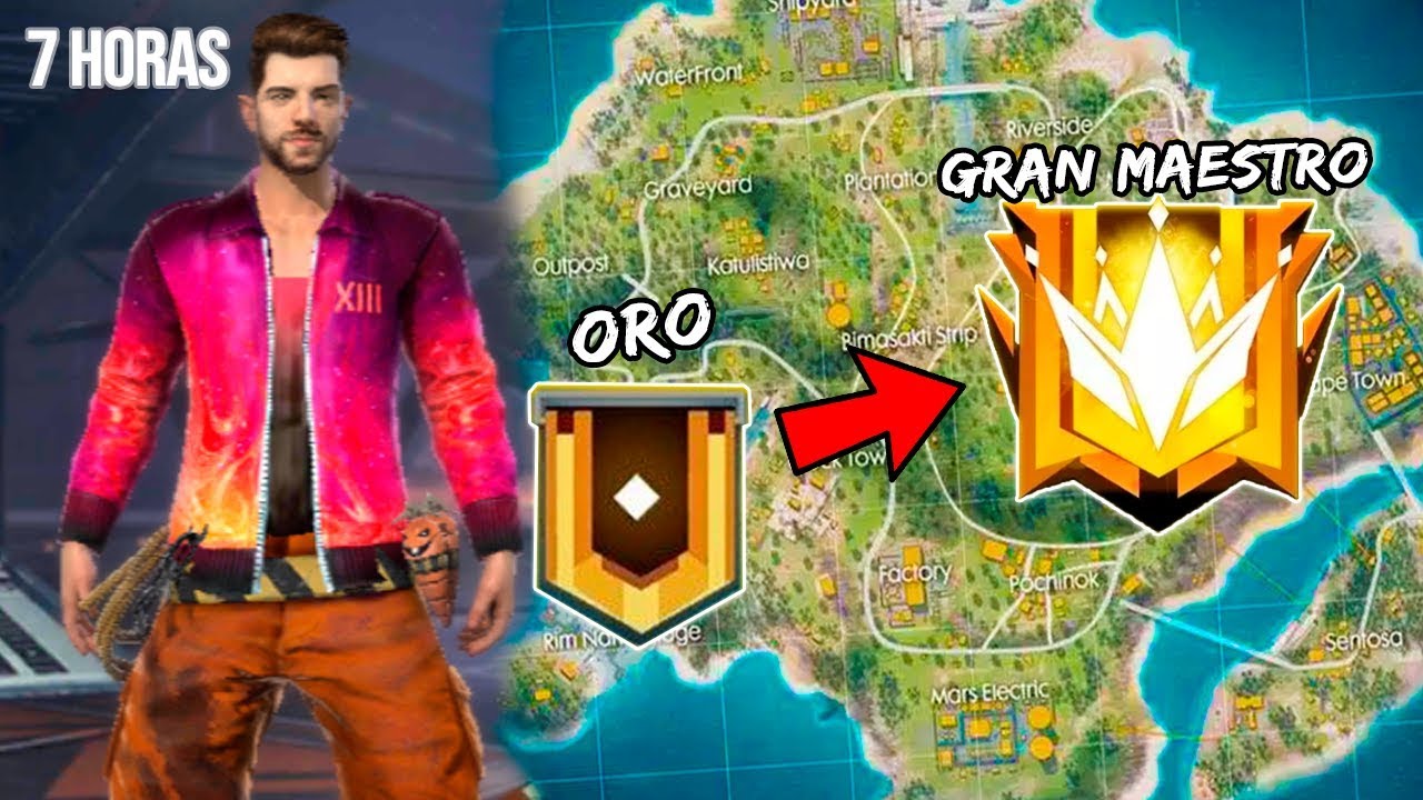 DE ORO A TOP GLOBAL EN SOLO 7 HORAS (TEMPORADA 13) FREE FIRE !!