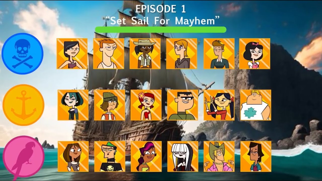 Total Drama Pirate Seas My Way 🏴‍☠️