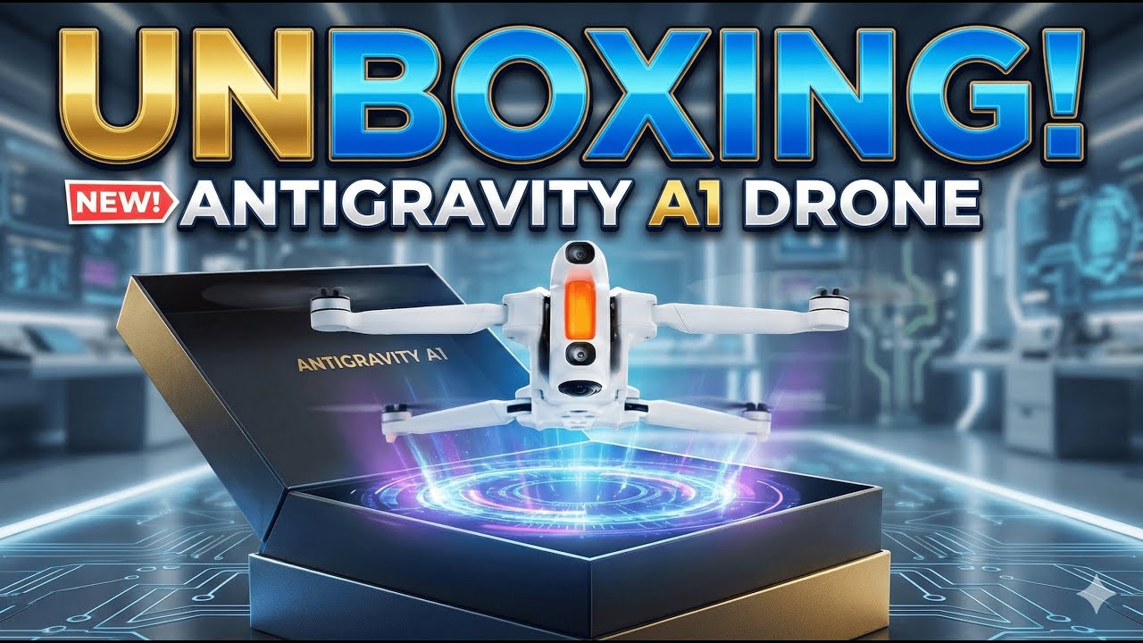 Распаковка дрона Antigravity A1 360 8K (НЕ СПОНСИРОВАНО!)